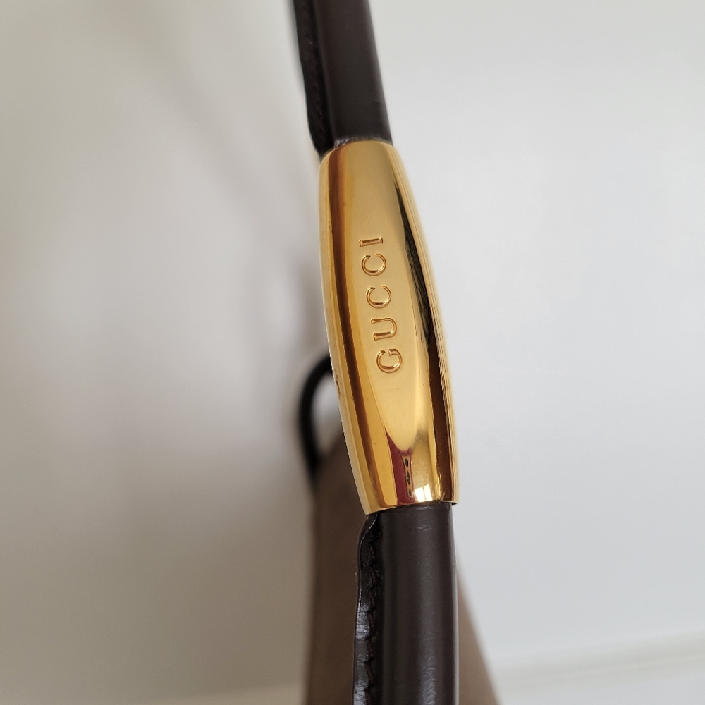 Gucci Suede Shoulder Bag - Picture 7 of 11